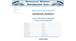 Desktop Screenshot of groundwatersystemsinc.com